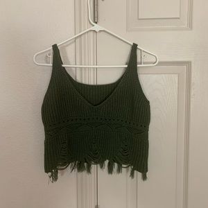 Knitted tank top